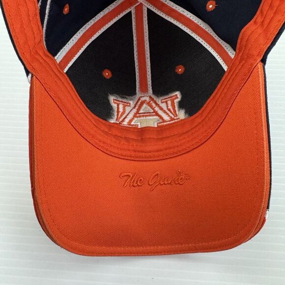 Auburn Tigers Hat The Game AU Logo Adjustable Navy Orange Cap One Size NCAA - Picture 2 of 9